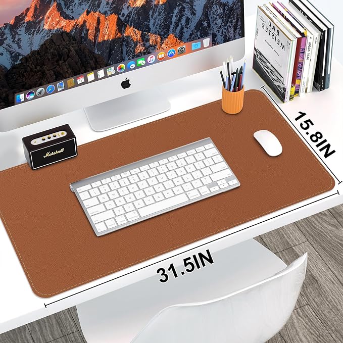 Desk Pad, Desk Matt for Desktop, Keyboard Mats for Desk, Large Desk Mat | Cork Desk Mat, Mouse Pads for Desk, Desk Pad Mat, Large Mouse Pad for Desk, Keyboard Mat, Computer Mats for Desktop