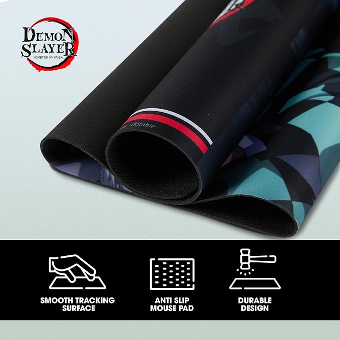 Solo Leveling Large Gaming Mouse Pad 31"x15" XL Computer Desk Mat, Anime | Oversized 31x15in Solo Leveling anime gaming mouse pad, smooth fabric top, stitched edges, non-slip rubber base.