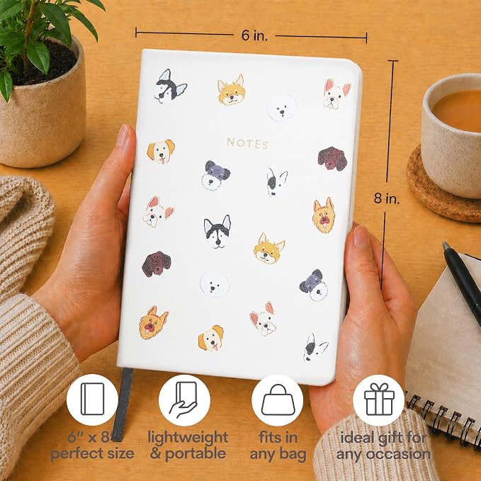WORLD TRAVELER Eccolo A5 Hardbound Journal Notebook 256 Ivory Lined Pages | Sturdy Flexible Hardcover, 80GSM Acid-Free Ivory Pages, Smyth-Sewn Lay-Flat Binding, Ribbon Bookmark