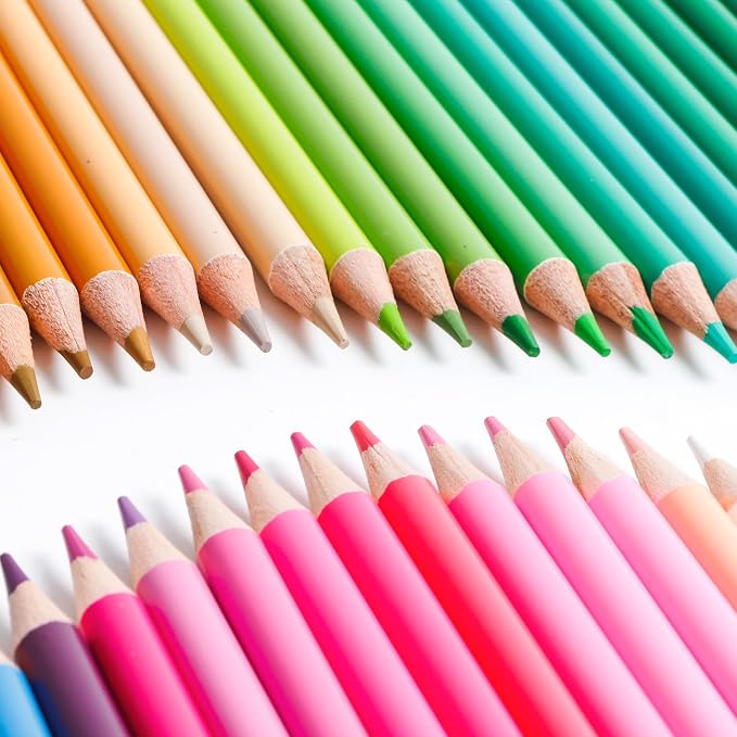 Smilo 120 Pack Colored Pencils for Adults Coloring Books with Carry Case | Soft Core Oil Based, Professional Art Supplies for Drawing, Sketching, Shading and Blending, Ideal for Beginners and Artists