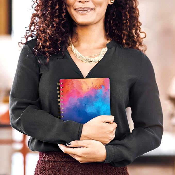 Mead Cambridge 2027 Planner, Weekly & Monthly, 15-Month Oct-Dec, 5.5" x 8.5", Neochrome (1805-200-27)