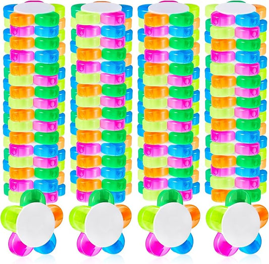 Outus 140 Pieces Petals Highlighters Assorted Colors Back to School Flower Shape Watercolor Highlighter Pens 5-in-1 Fluorescent Pens for Office School Stationery Aesthetic Supplies,5 Colors