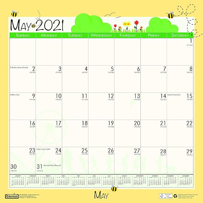 House of Doolittle 2021 Monthly Wall Calendar, Seasonal, 12 x 12 Inches, January - December (HOD338-21)