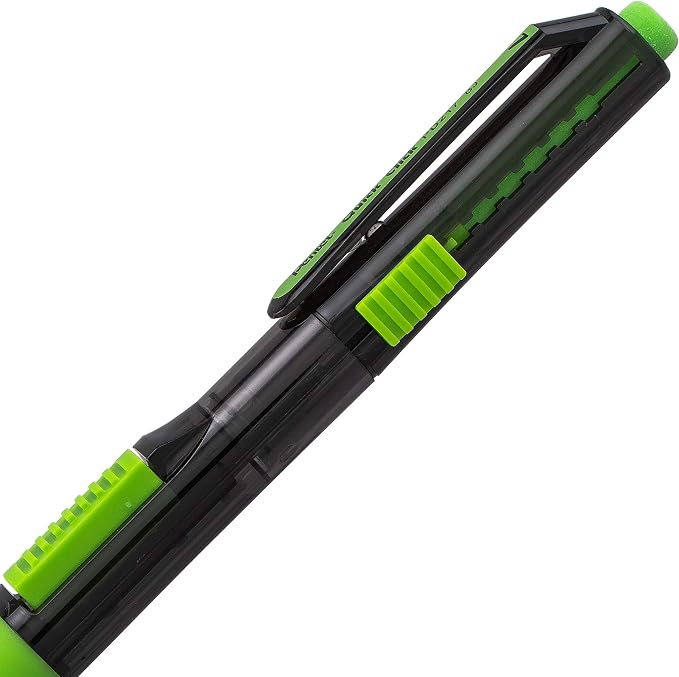 Pentel Quick Click Pop Mechanical Pencil, (0.7mm), Medium, 2 Eraser Refills, Pack of 4 (PD217ALEBP4)