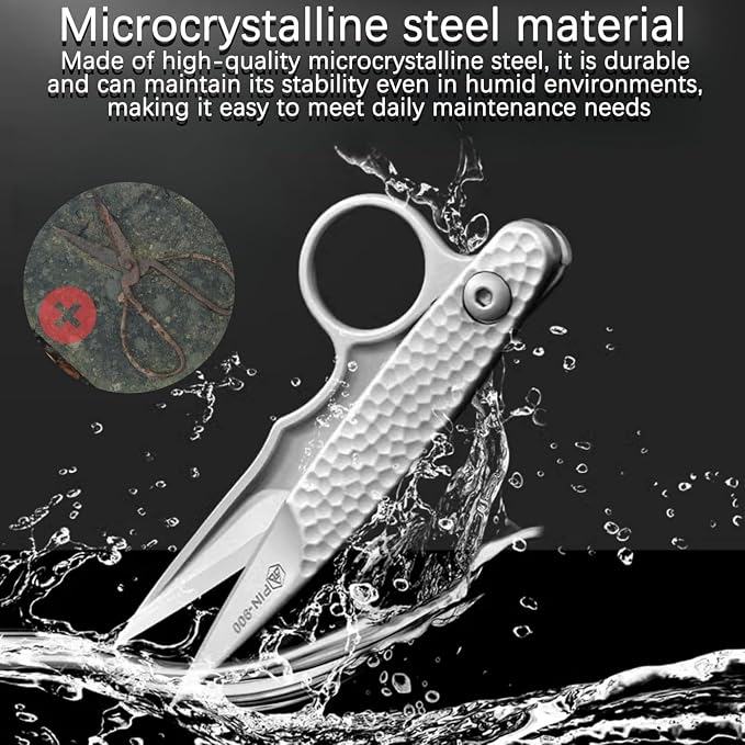 PIN-900 4.3 Inch Microcrystalline Steel Sewing Scissors, Ultra Sharp Precision Shears with Ergonomic Handle for Fabric, Leather, Quilting & Crafting