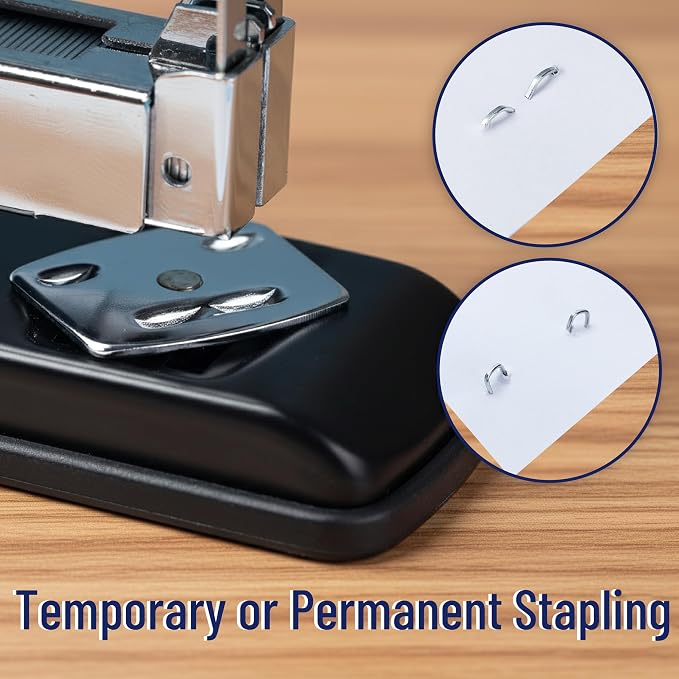 Mr. Pen- Heavy Duty Stapler with Staples, 3600 Staples 3/8" | 60 Sheet Capacity, Desktop Stapler for Students, Office Supplies, Ergonomic Design for Comfortable Use, Jam-Free