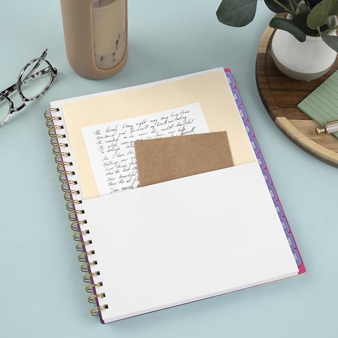 Mead Cambridge 2027 Planner, Weekly & Monthly, 15-Month Oct-Dec, 8.5" x 11", Neochrome (1805-905-27)