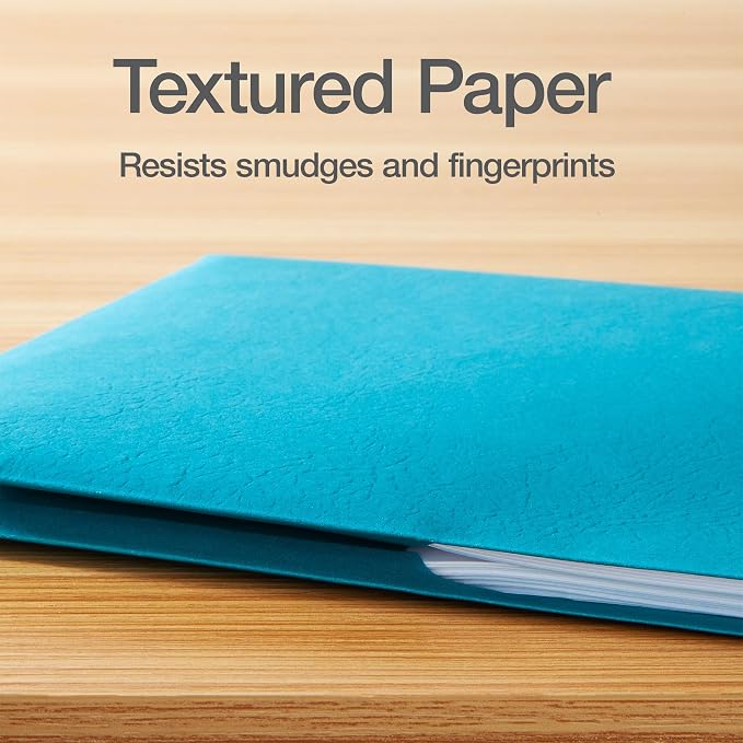 Oxford 2 Pocket Folders, 25 Pack, Bright Colors, School Value Pack | Each folder holds 100 letter size sheets. Sturdy covers hold up in backpacks all year. Easy to color code. Made in the USA.