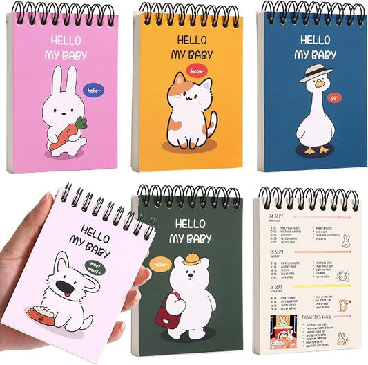 Blank Page Journal Small Steno Pads 3.1" x 4.3" Pocket Sketchbook Blank Small Spiral Notepads Cute Unlined Journal Page Notebook No Lines Top Spiral Notebook Drawing Notepads Little Memo Steno Note Pads Nursing Notepad for Work, School, Office, Nurse, ...
