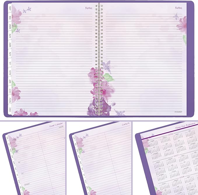 AT-A-GLANCE 2027 Planner, Weekly & Monthly, 13-Month Jan-Jan, 8.5" x 11", Beautiful Day (938P-905-27)