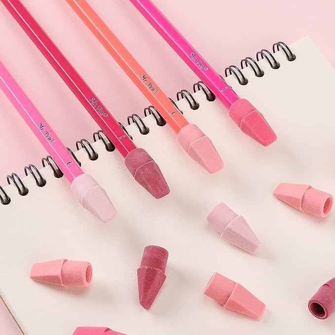 Mr. Pen- Pencil Erasers Toppers, 120 Pack, Pink Shades, Erasers for Pencils | Pencil Top Erasers, Pencil Eraser