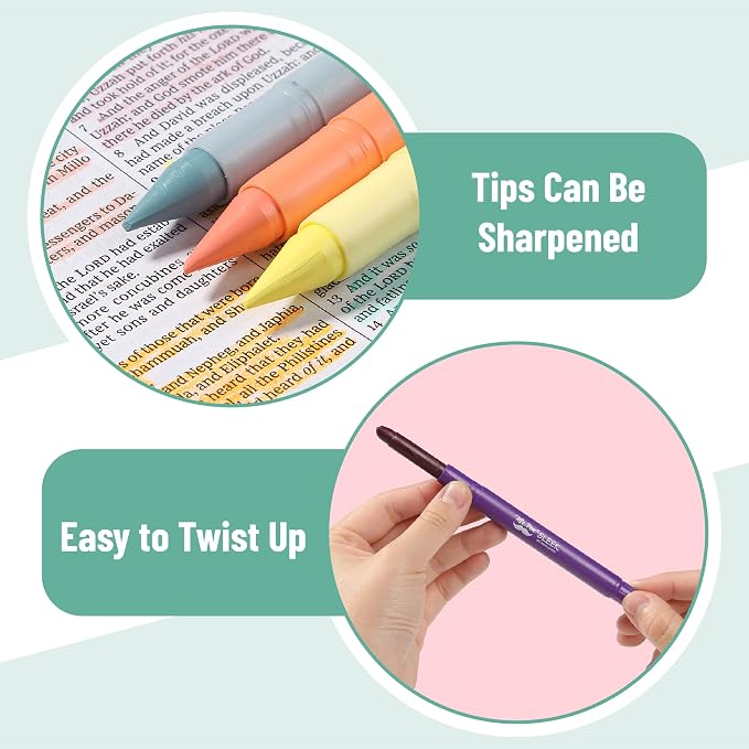 Mr. Pen- No Bleed Gel Highlighters, Vintage Colors, 16 Pack | Bible Highlighters and Pens No Bleed, Bible Markers for Study, Journaling, School Supplies and Accessories