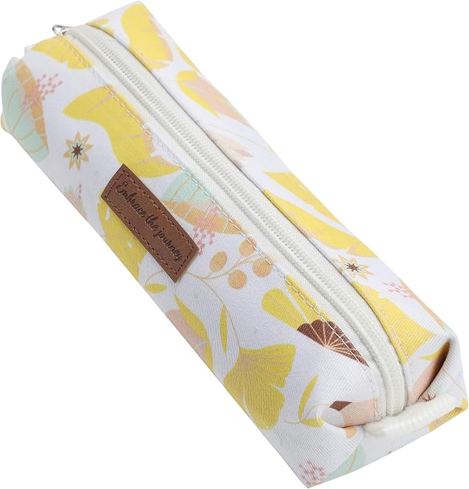 Mr. Pen- Cute Pencil Case Pouch, Multipurpose Canvas Bible Pencil Pouch | Smooth Zipper, Premium Material, Neat Stitches, Ideal for Stationery, Cosmetics, Electronics, School, Office, Travel