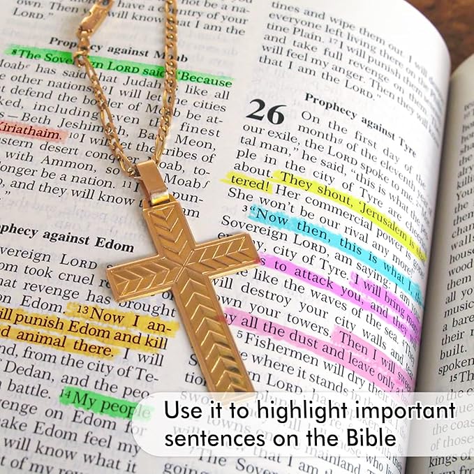 feela Bible Gel Highlighter study kit (8 Bright Colors)