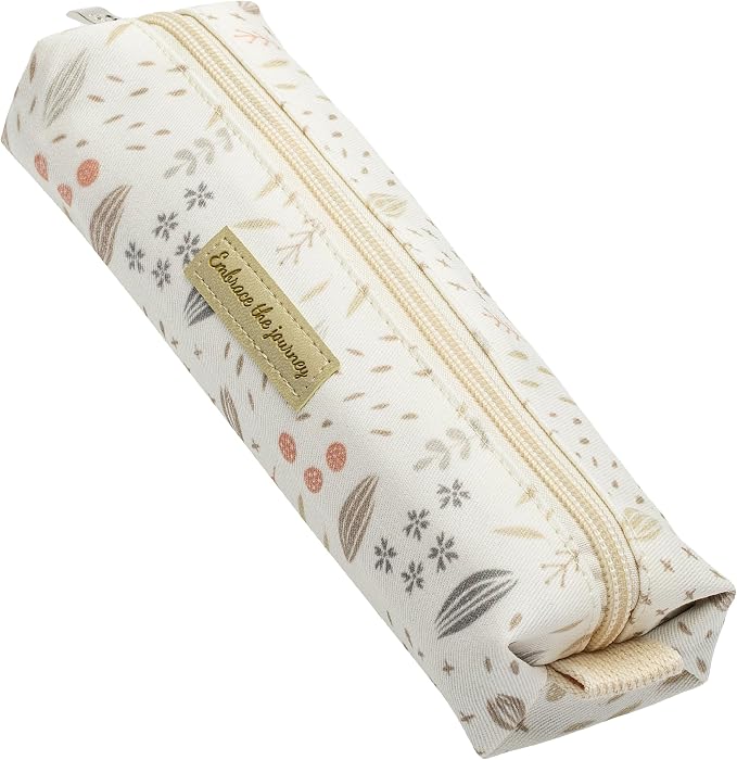 Mr. Pen- Cute Pencil Case Pouch, Multipurpose Canvas Bible Pencil Pouch | Smooth Zipper, Premium Material, Neat Stitches, Ideal for Stationery, Cosmetics, Electronics, School, Office, Travel