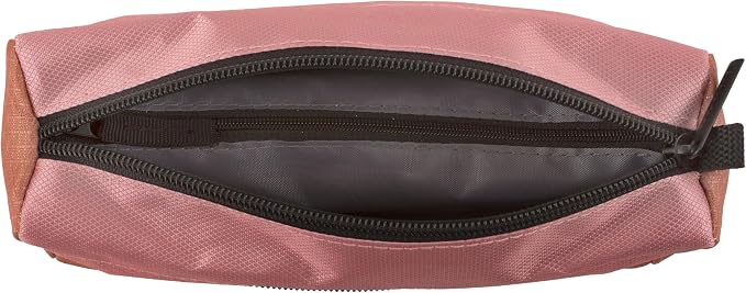 Five Star Pencil Pouch, Pen Case, 9-Pocket Zipper Pouch, Storage Organizer for School Supplies Earbuds Chargers Cables Makeup, Pink/Terracotta (500213F-ECM)