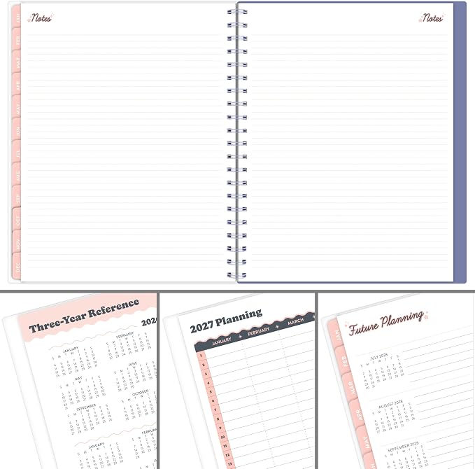 Mead Cambridge 2027 Planner, Weekly & Monthly, 15-Month Oct-Dec, 8.5" x 11", CatCoq, Berry Branches (CC01-905-27)