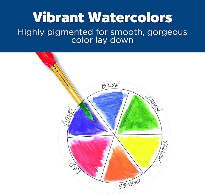 Faber-Castell Grip Watercolor EcoPencils | 24 Watercolor Pencil Set with Brush | Draw, Blend & Paint | Kids Art Set, Art Supplies for Kids | Beginner Kit (Ages 5+)