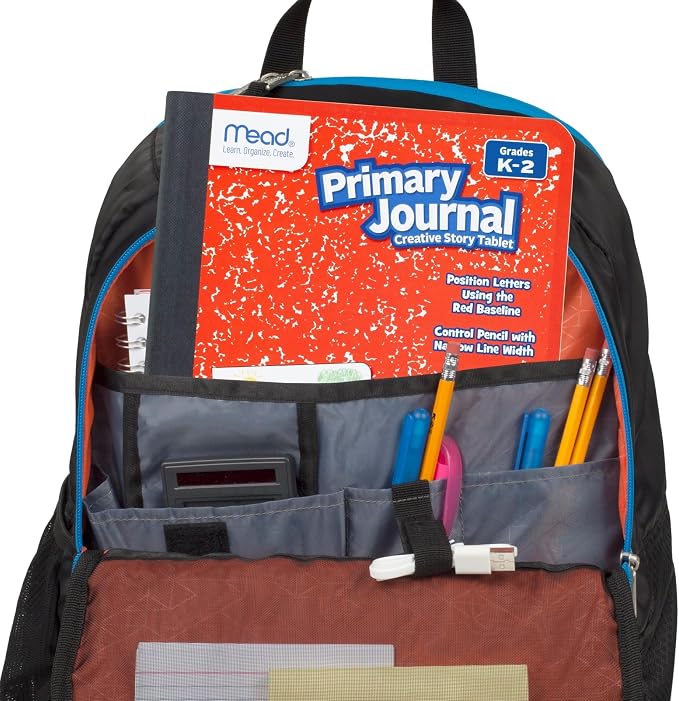 Mead Primary Journal Creative Story Tablet Composition Notebook, 7.5" x 9.75", Grades K-2, 100 Sheets, Red (489903-ECM), (Pack of 12)