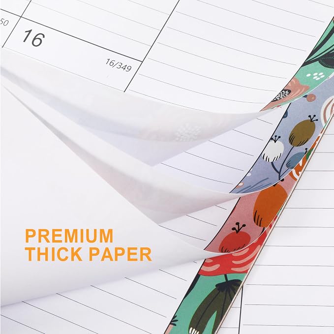 Coboll Desk Calendar 2026-2027 for Office & Home, Thick Paper, Jul 2026-Dec. 2027, Corner Protectors, Ruled Blocks, To-Do Notes, Monthly Desktop Desk/Wall Planner, Large Month View - Green, 12 x 17