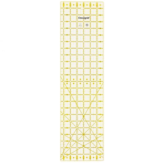 Omnigrid R6524 Ultimate Accuracy Ruler, 6-½" x 24"
