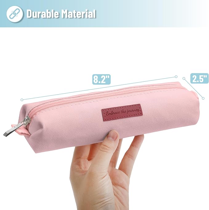 Mr. Pen- Cute Pencil Case Pouch, Multipurpose Canvas Bible Pencil Pouch | Smooth Zipper, Premium Material, Neat Stitches, Ideal for Stationery, Cosmetics, Electronics, School, Office, Travel