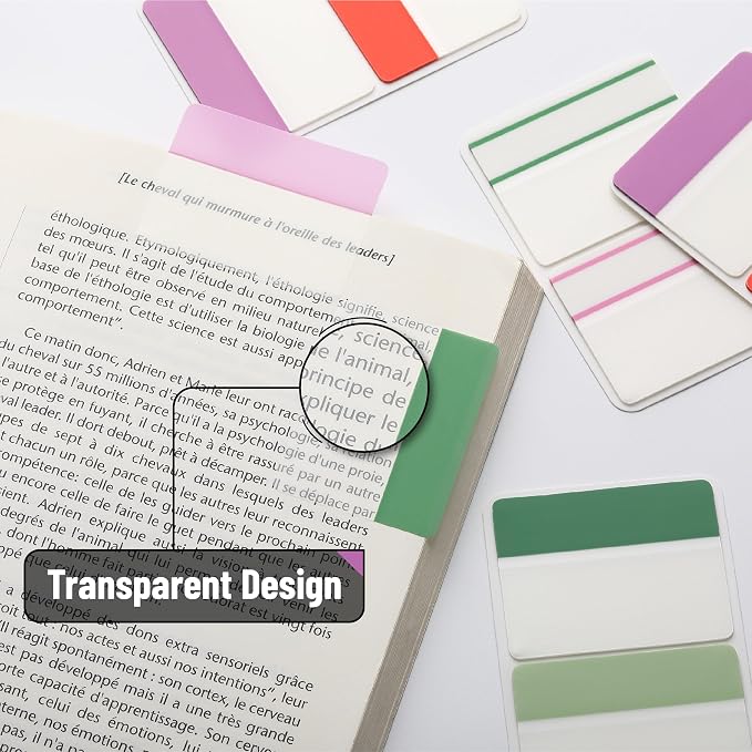 Mr. Pen- Sticky Index Tabs, 500 Pcs, 21 Sets, Colorful | Writable Colored Pages Markers Labels for Reading Notes, Books, Binders, Notebook, Folders and Classify Files