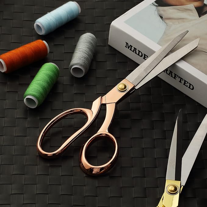 Mr. Pen- Premium Tailor Scissors, 8-Inch | Heavy Duty Carbon Steel Sewing & Fabric Scissors, Tailor Shears, Ultra-Sharp for Smooth Cutting