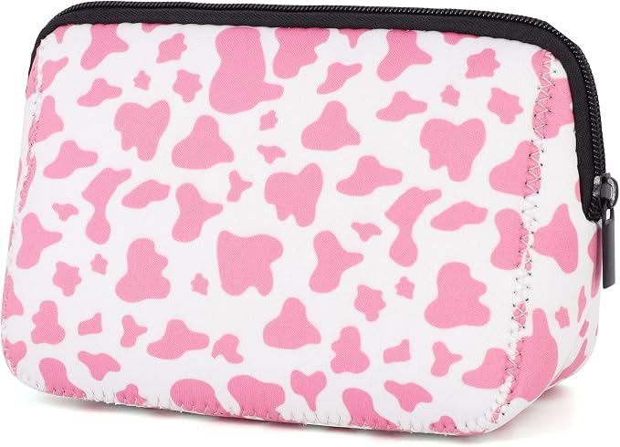 Cosmetic Bag Waterproof Neoprene Zipper Pouch Travel Portable Toiletry Makeup Bags Organizer Case for Women and Girls