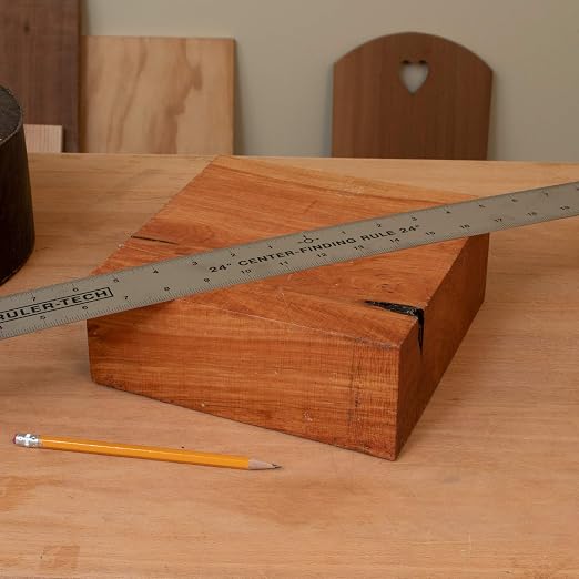 Stainless Steel Center Finding Ruler. Ideal