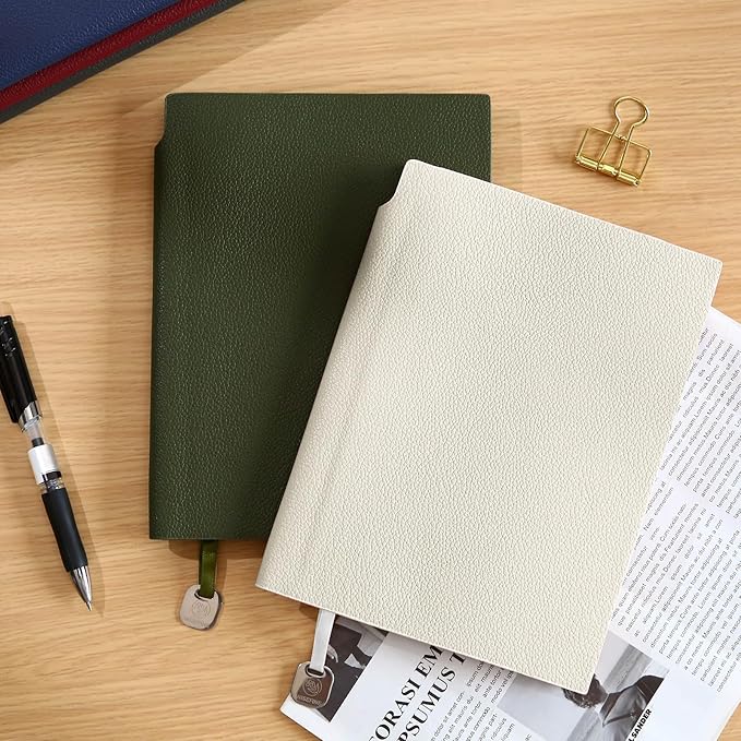 Lined Journal Notebook for Women A5 Softcover Journals for Writing 160 Pages Daily Journaling College Ruled Notebooks for Work School Note Taking, Business 6.38'' X 8.28''