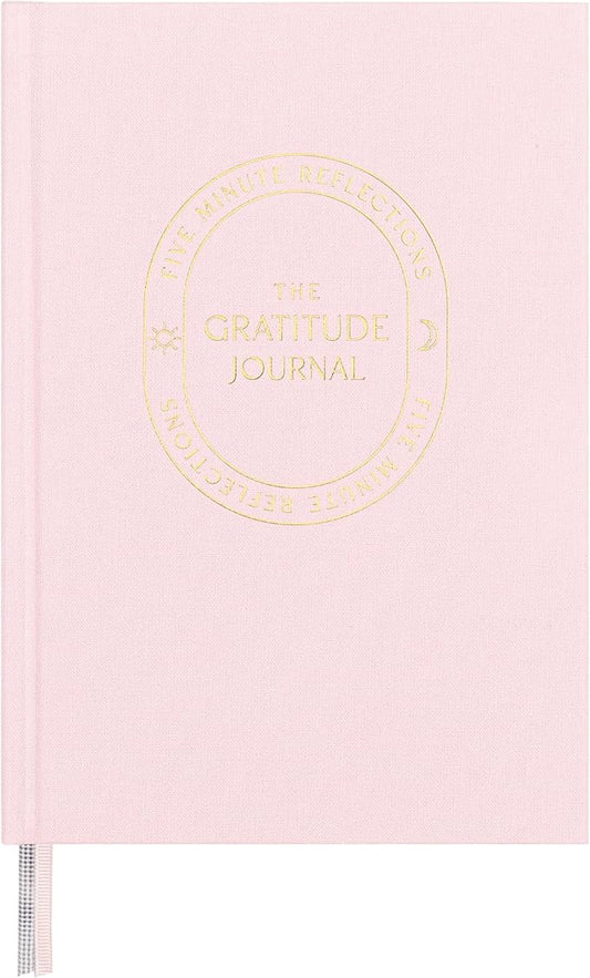 And Per Se Gratitude Journal – 5 Minute Daily Practice for Women with Prompts & Quotes – Undated Mindfulness & Happiness Notebook (Pale Pink)