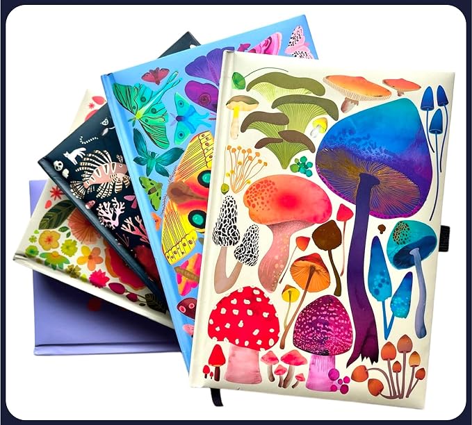 Elena Essex Journal for Women Men / 160 Pages/College Ruled Notebook / A5 Notebook with thick 160 Gsm Paper/Hardcover Journals for Writing/Cute Notebook/Notebook for Work & Notetaking