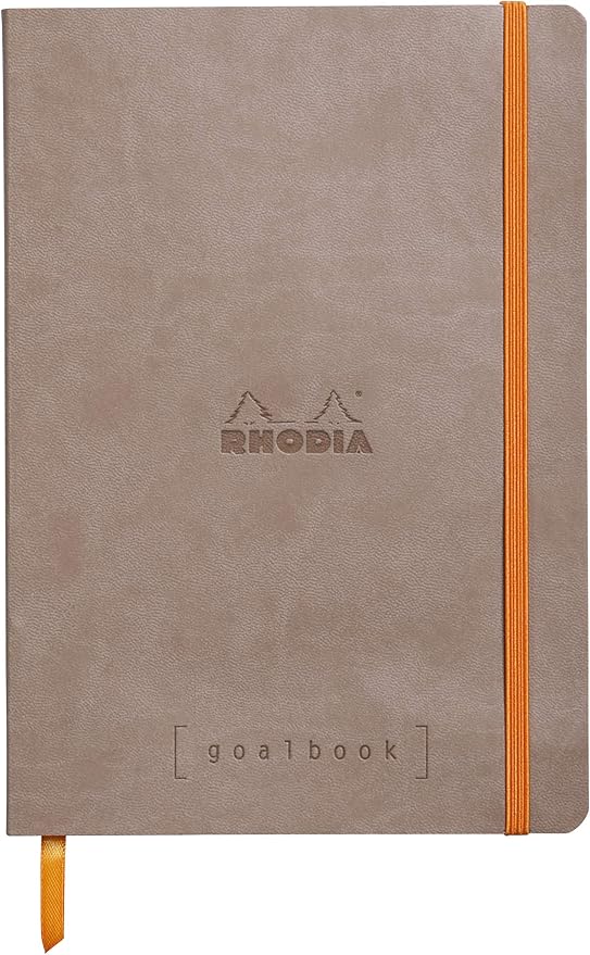 Rhodia Goalbook Journal, A5, Dotted - Taupe
