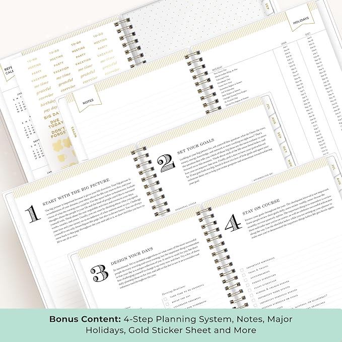 Blue Sky 2026-2027 Weekly & Monthly Academic Planner, 5.9"x8.6" Floral Mint | July 2026 - June 2027, Flexible Cover, Laminated Tabs, Storage Pocket, Academic Year, Day Designer