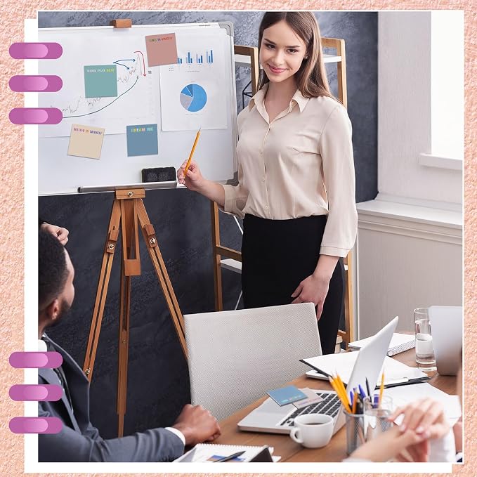 Yinder 24 Pcs Sticky Notes Gifts Bulk,Motivational,Morandi Color
