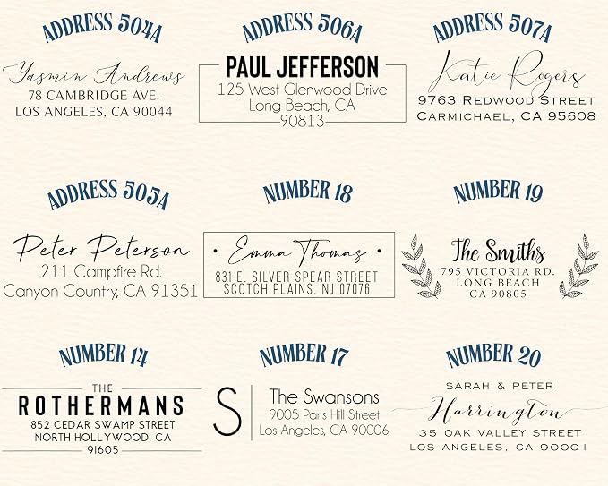 Personalized Return Address Labels - Custom Address Stickers on Rolls (250-500 Labels) (Business)
