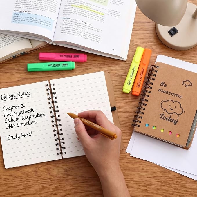 Resurhang 24 Set Back to School Gifts Bulk Teacher Appreciation Inspirational Notebooks Mini Journals with Pens Thank You Gifts for Students Employee Coworker Staff Office Supplies