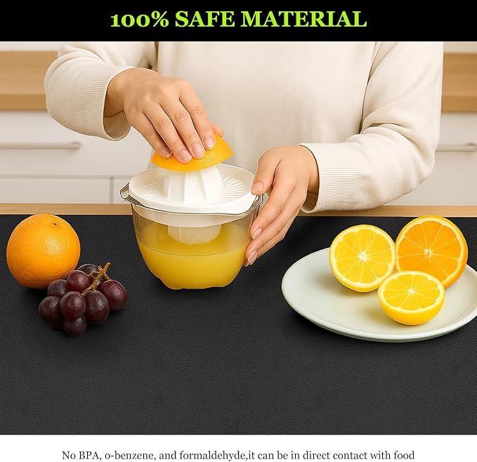 Warmstar Leather Table Cover 16 x48 Inch, 1.8MM Thick PVC Table Protector Waterproof, Desk Cover Protector Non-Slip Table Pad for Kitchen, Dresser, Gaming Desk,Dining Room Table