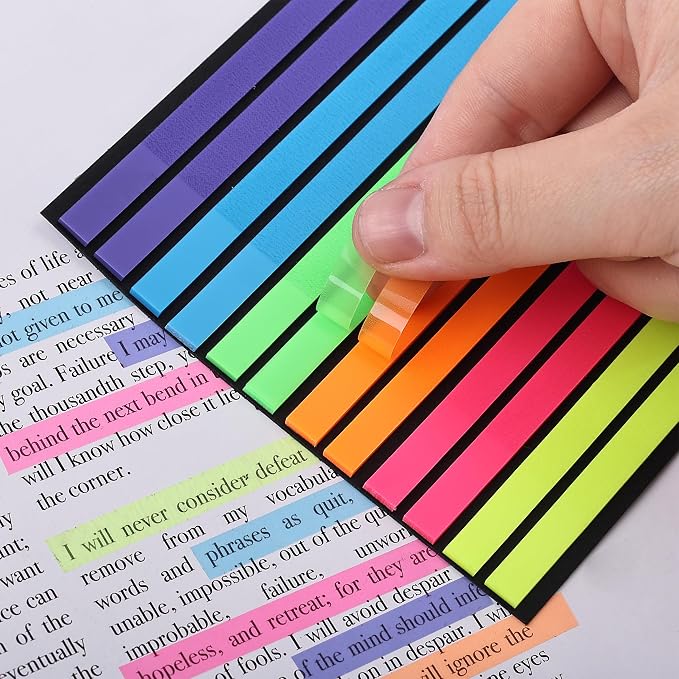 Mr. Pen- Transparent Bible Highlighter Tape and Sticky Note Set, 331 Pcs | Sticky Note Tabs, Sticky Index Tabs, Highlighter Strips, Highlight Strips for Books, Sticky Notes Transparent