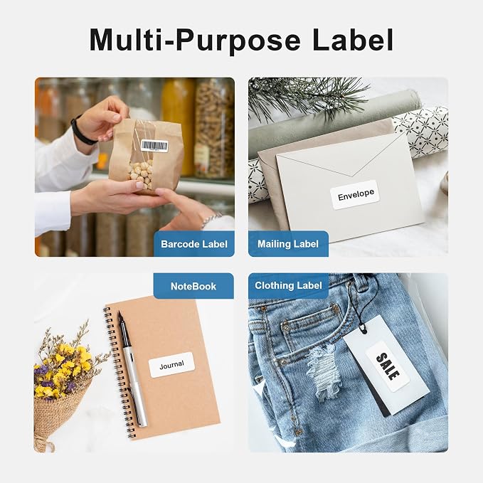Address Labels, 2/3" x1-3/4 Shipping Address Labels for Inkjet & Laser Printers, Return Address Labels Compatible with 5195, 8195 and 18294 Labels, Easy to Peel (1500 Labels, 25 Sheets)