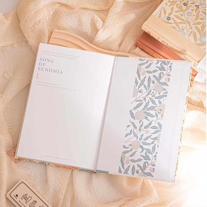 TIEFOSSI Aesthetic Lined Journal Notebook for Women Writing | A5 College Ruled Hardcover Notebook,100gsm 224 Pages-Thick Travel journals for writing ,for Work Organization, Note Taking