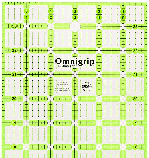Omnigrip 6" x 24" Non-Slip Rectangle Quilting Ruler by Omnigrid | By Omnigrid, Sewing and Quilting Supplies