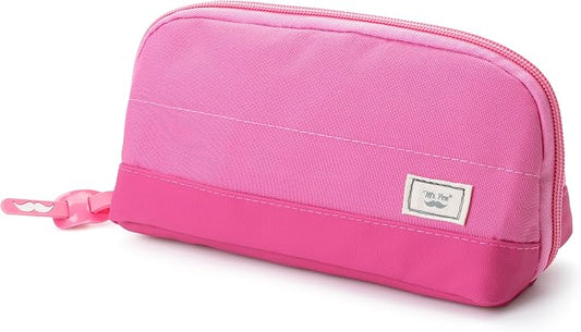 Mr. Pen- Wide-Opening Pencil Case, Triangle Design | Compact & Spacious Pencil Cases with 5 Mesh Pockets, Bag Pouch, Box Organizer for Students, School Supplies, Aesthetic Supply