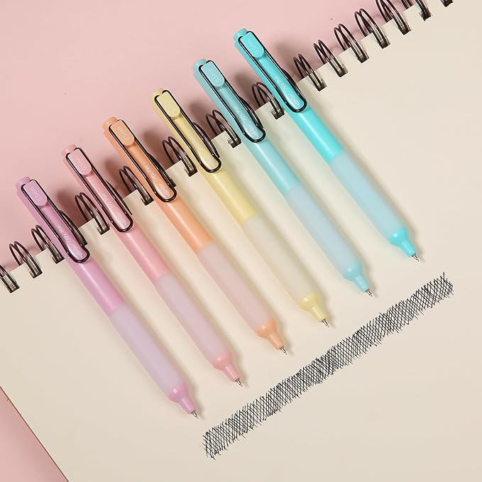 Mr. Pen- Aesthetic Highlighters and Gel Pens, 12 Pack | Pastel Colors Bible Highlighters No Bleed, Pastel Ink Gel Pens, Fast Dry and No Smear for Bible Journaling, Planner