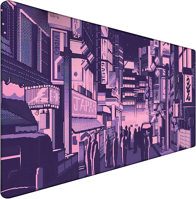 Large Mouse Pad, Office Desk Pad Gaming, Durable Waterproof Non-Slip Base Long XXL Large Gamer DeskMat for Home Office Gaming Work, Kyoto