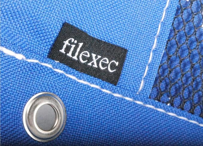 Filexec Products Soft Touch Pencil Pouch (18271),Blue