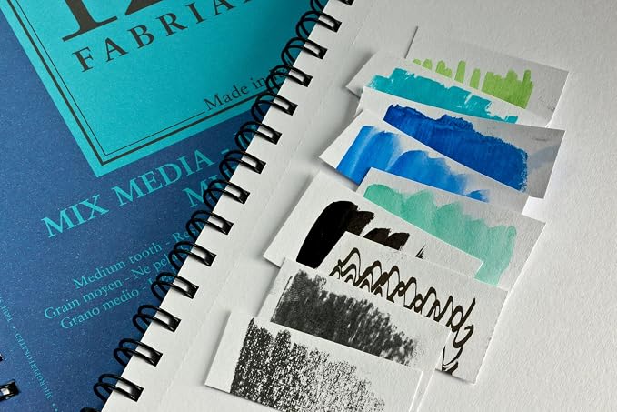 Fabriano 1264 Mixed Media Pad, 7" x 10", 110 lb.
