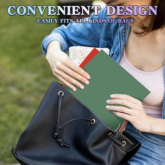 8 Packs Pocket File Folders,Assorted Color Two Pockets File Folder | Fit Letter Size 8.5x11Inches Document,File Folders for Office,School and Home,Organizer