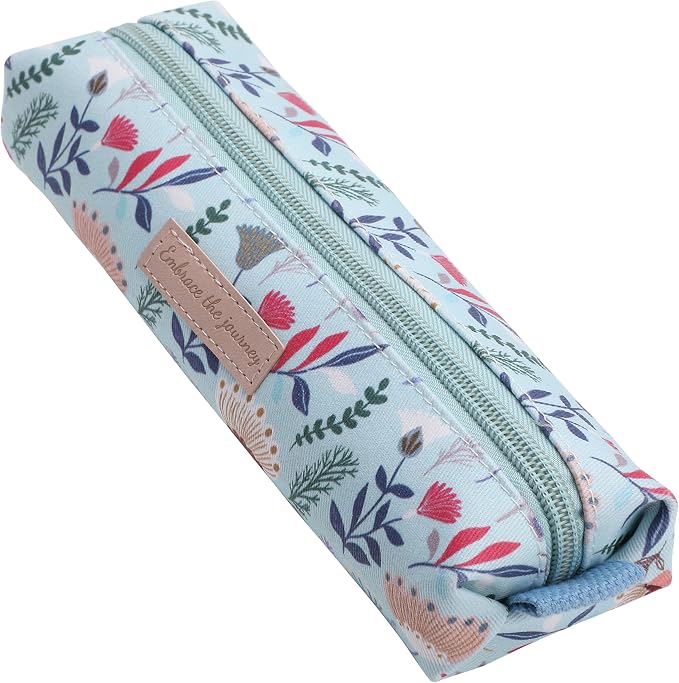 Mr. Pen- Cute Pencil Case Pouch, Multipurpose Canvas Bible Pencil Pouch | Smooth Zipper, Premium Material, Neat Stitches, Ideal for Stationery, Cosmetics, Electronics, School, Office, Travel